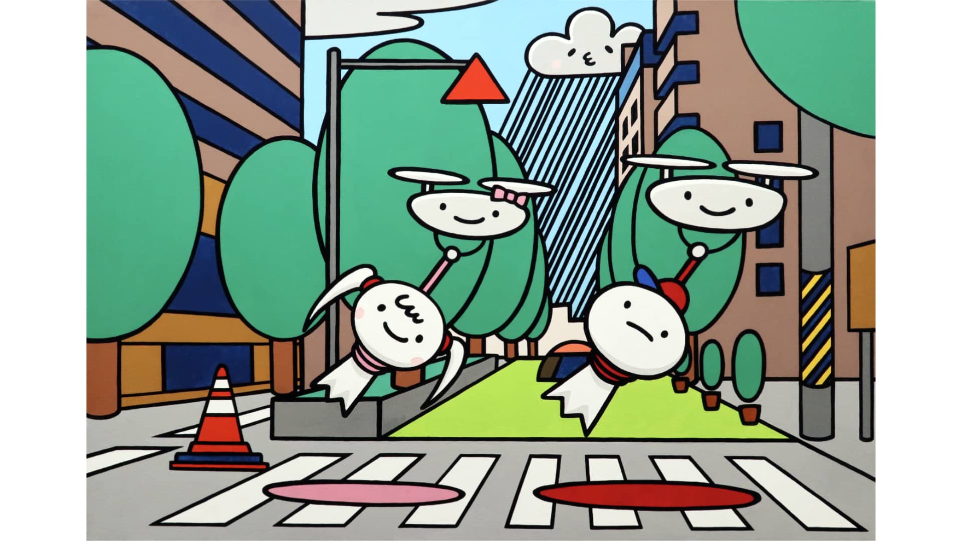 If the Rain Comes, 2021, Acrylic on Canvas, 530x727mm